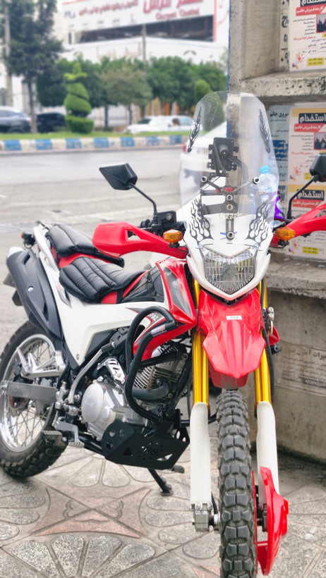 گارد جلو تریل پرواز gy200 طرح crf